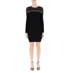 LIU JO Abito in maglia SPORT NERO M