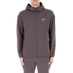EA7 EMPORIO ARMANI Felpa con cappuccio FANGO XXL