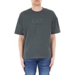 EA7 EMPORIO ARMANI T-shirt girocollo PETROLIO M