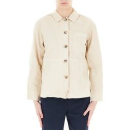 WOOLRICH Overshirt cotone PANNA M