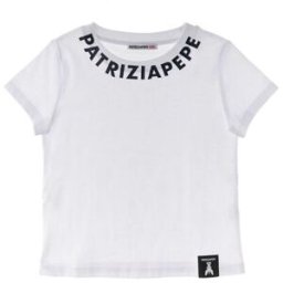PATRIZIA PEPE T-shirt girocollo BIANCO JR