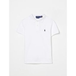 Ralph Lauren Polo in cotone con mini logo ricamato Bianco Taglia S