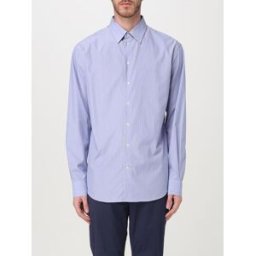 Emporio Armani Camicia classica in cotone Azzurro Taglia 43