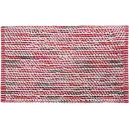 KASANOVA Tappeto bagno 50x80 cm in ciniglia rosa