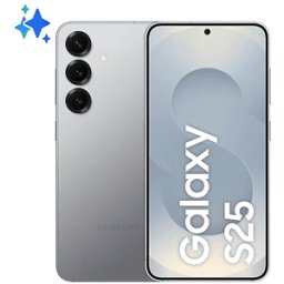 Samsung Galaxy S25 256GB, 256 GB, Silver Shadow