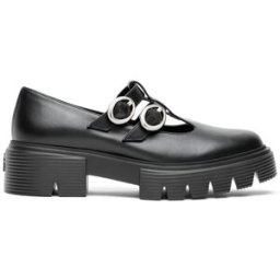 Stuart Weitzman Nolita Buckle Mary Jane - Donna Black 40.5
