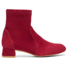 Stuart Weitzman Grace Sock Bootie - Donna Rioja 36.5