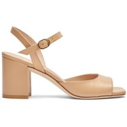 Stuart Weitzman Tia 75 Block Sandal - Donna Adobe 37