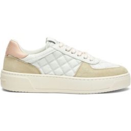 Stuart Weitzman Sw Courtside Sleek Sneaker - Donna Light Beige/white/nude 41