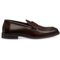Stuart Weitzman Sw Club Classic Moc - Uomo Cognac 41.5