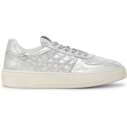 Stuart Weitzman Sw Courtside Sleek Sneaker - Donna Silver 35
