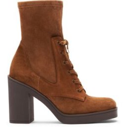 Stuart Weitzman Everitt 80 Bootie - Donna Coffee Tonal 36