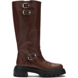 Stuart Weitzman Emerson Moto Boot - Donna Hazelnut 35.5