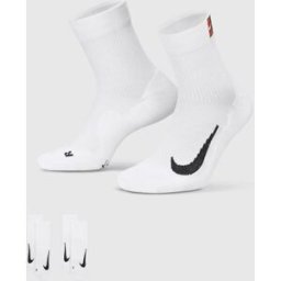Nike Calze Multiplier Max - 2 Paia Bianco Unisex Adulto S