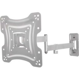 Tecnomat SUPPORTO A MURO INCLINABILE A 3 SNODI PER TV LCD/LED DA 17" A 42" VESA 200x200 mm BIANCO