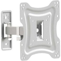 Tecnomat SUPPORTO A MURO INCLINABILE A 2 SNODI PER TV LCD/LED DA 17" A 42" VESA 200x200 mm BIANCO