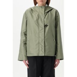 Fay Parka in nylon con cappuccio Verde Taglia L
