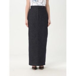 Max Mara Gonna in cotone Blue Taglia 44