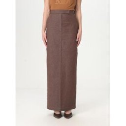 Max Mara Gonna in cotone Marrone Taglia 40