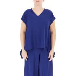 JURERE Blusa scollo V BLU M