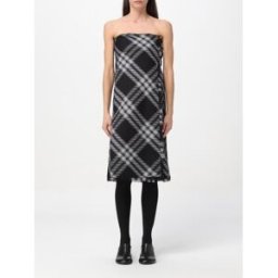 Burberry Abito di lana check Nero Taglia 8