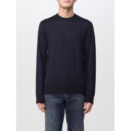 Paolo Pecora Maglia basic di lana Blue Taglia S