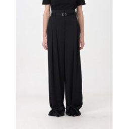 Jil Sander Pantalone in misto viscosa Nero Taglia 32