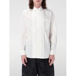 Sacai Camicia in misto cotone plissè Beige Taglia 2