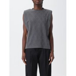 Golden Goose T-shirt con trama a rombi Grigio Taglia M