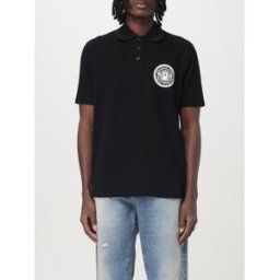 Balmain Polo in cotone Nero Taglia S