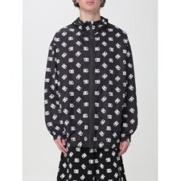 Dolce&Gabbana Giubbotto in nylon con stampa monogram Bianco Taglia L