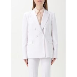 Liujo Blazer doppiopetto in crêpe Bianco Taglia 42
