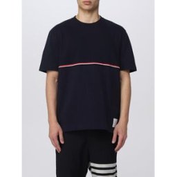 Thom Browne T-shirt in cotone Blue Taglia 2