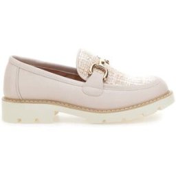 Mocassini Cipria con Fibbia Dorata e Suola Bianca LE HAVRE PARIS KMD25S1K 37