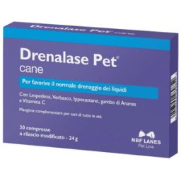 Drenalase Pet Cane Integratore per il Drenaggio dei Liquidi 30 compresse