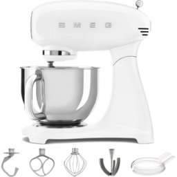 SMEG Full Color Bianco - Impastatrice Planetaria - Vasca in Inox da 4,8 litri