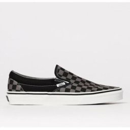Vans Sneakers Slip-On in canvas stampa checkerboard Nero Taglia 38