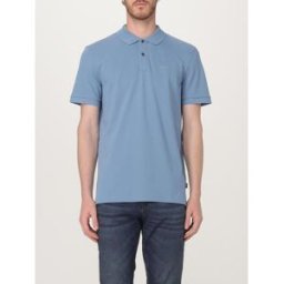 Boss Polo basic in cotone Azzurro Taglia L