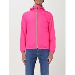 K-Way Giubbotto con cappuccio in nylon Rosa Taglia XXS