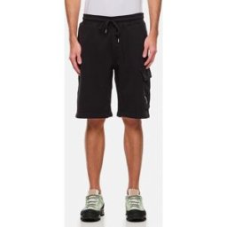 C.p. Company Pantaloncino C. P. Company in cotone stretch Nero Taglia XL