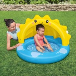Bestway Piscina per bambini 101x97x71 cm con parasole Sunny Days