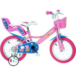 Bicicletta Dino Bikes Peppa Pig 14''