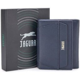 Portafoglio Blu a Tre Lati con Porta Monete sul Retro JAGUAR TPF882-81 --
