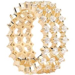 PDPaola Anello Zirconi Gioiello Donna New Essentials AN01-881-12