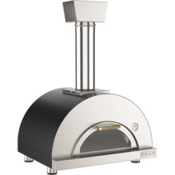 Forno a legna 1 Pizza con sportello in Vetro, di OVENEAT Antracite