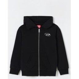Diesel Felpa con cappuccio Oval D Nero Taglia 8