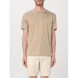 Boss T-shirt basic in lyocell Beige Taglia L