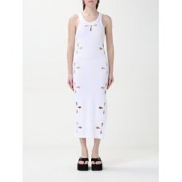 Coperni Abito cut-out in cotone Bianco Taglia S
