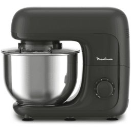 Moulinex QA160H IMPASTATRICE PLANETARIA, 800 W, capacità ciotola 4,8 l, Carbone