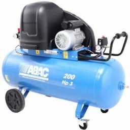 ABAC SILENT A39B 200 CM3 - Compressore aria elettrico monofase a cinghia silenziato - Motore 3 HP - 200 lt